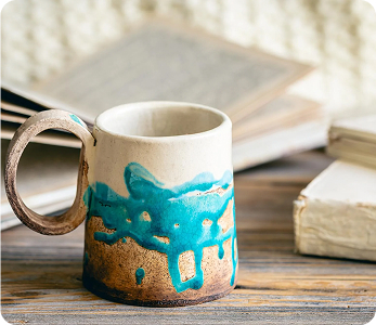 Taza artesanal “Amanecer en Granada”