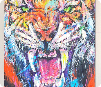 Mural portátil “Callejón de colores”
